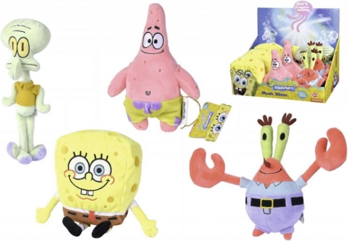 Bob l’éponge – peluche 20 cm - 1 pcs