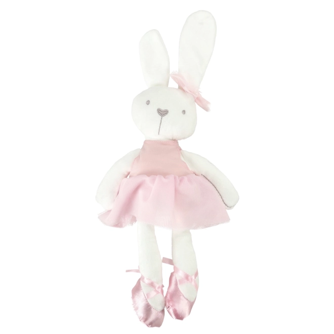 Doudou en peluche - lapin rose