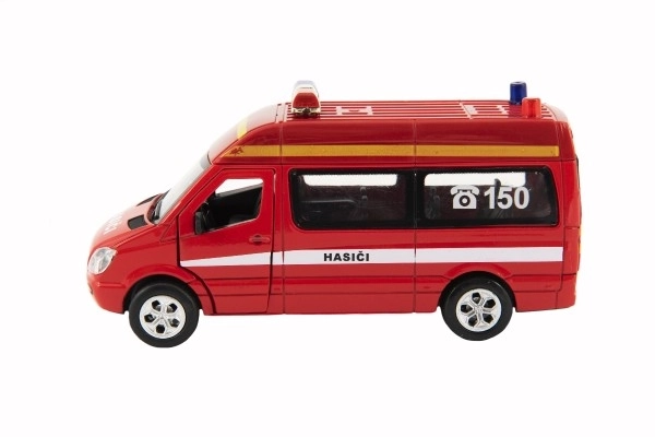 Camion de pompiers avec lumières 15 cm