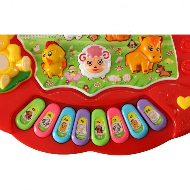 Piano éducatif pour enfants - ferme