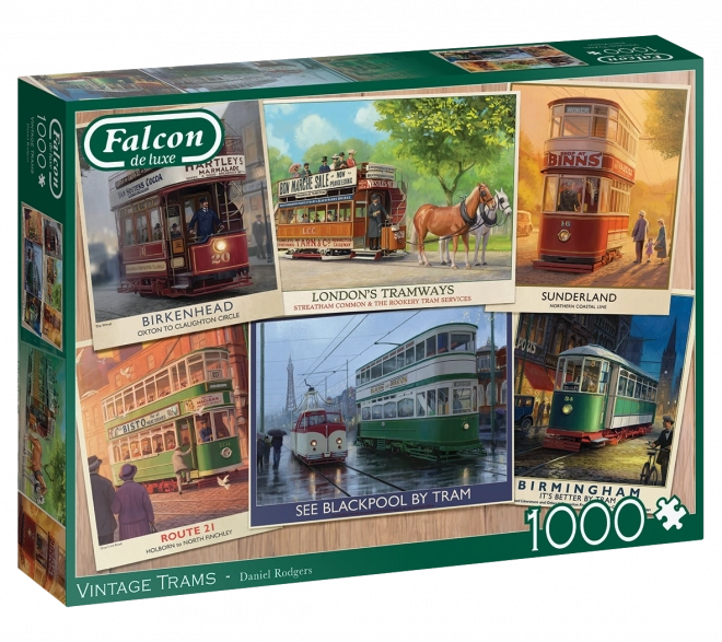 Puzzle tramways historiques 1000 pièces