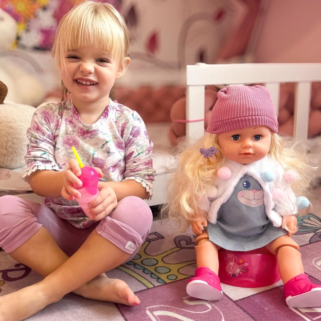 Poupée interactive Zosia avec bonnet 43 cm avec accessoires