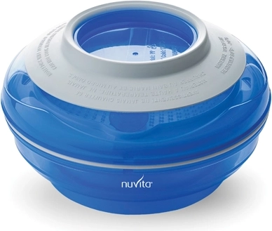Kit multifonction 4-en-1 pour préparer les repas de bébé, bleu