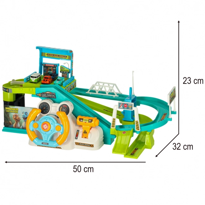 Circuit automobile interactif avec volant