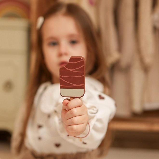 Charrette en bois avec glace WOOPIE Vert