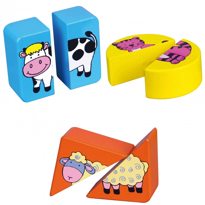 Puzzle éducatif en bois - Animaux