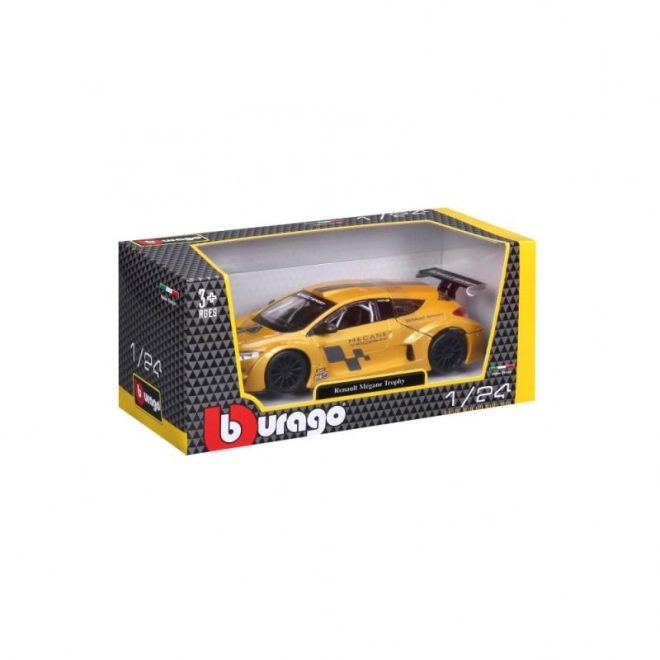 Bburago 1:24 Renault Mégane Trophy Métallique Jaune 18-22115