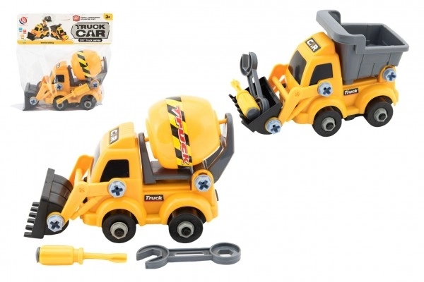 Machine de construction à vis avec accessoires en plastique