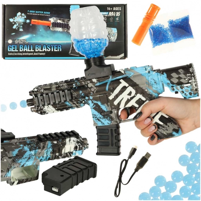 Carabine à eau à billes en gel bleu