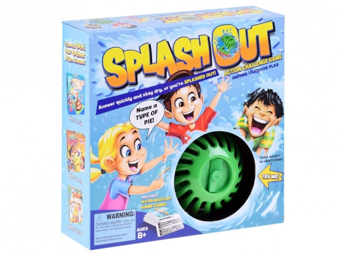 Jeu d'eau Splash Out tourne et répond