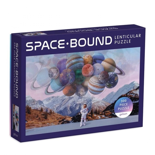 Galison Puzzle changeant Vers l’espace 300 pièces