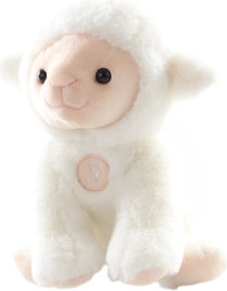 Agneau en peluche avec son 22 cm
