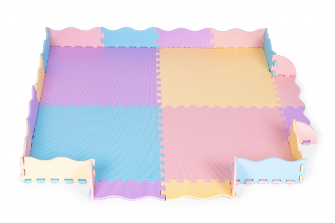 Tapis en mousse coloré pour enfants avec parc 141,5x141,5 cm 24 pcs IPLAY