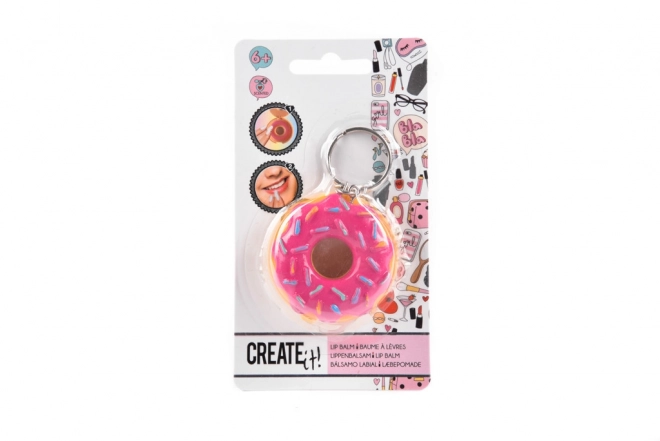 Baume à lèvres porte-clé Donut
