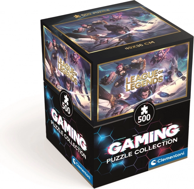 Puzzle 500 pièces CUBE Ligue de justice