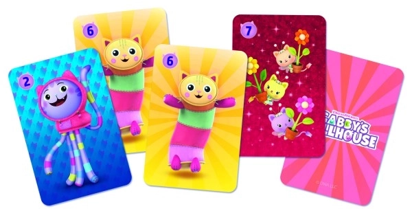 Jeu de cartes Pierre Noir avec motifs de la maison du chat Gabi