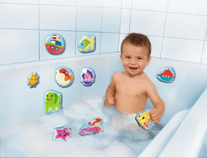 Puzzle magique pour le bain