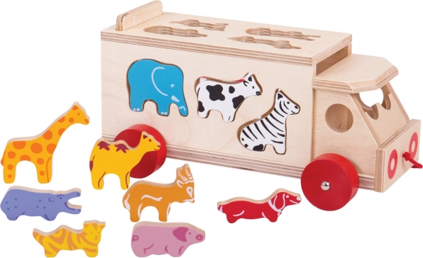 Boîte à formes avec animaux pour un apprentissage malin