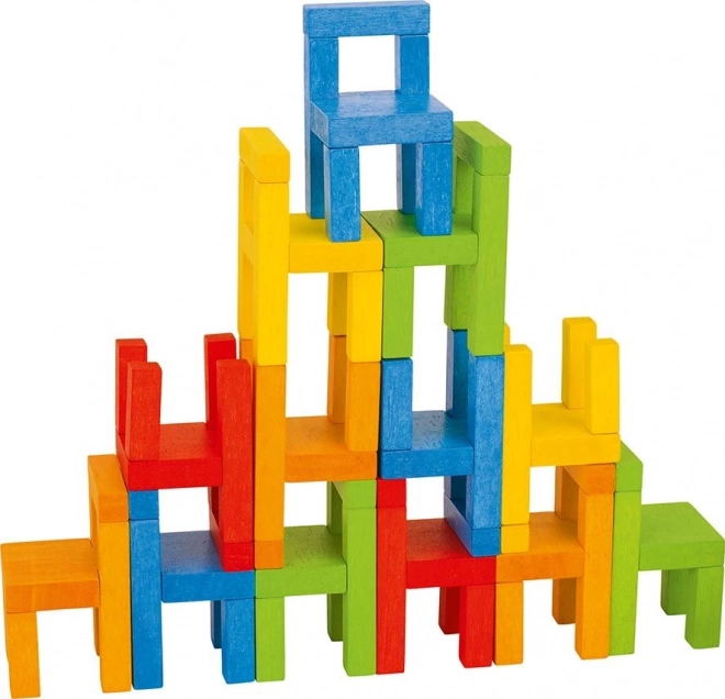 Jeu d’équilibre en bois chaises empilables GOKI