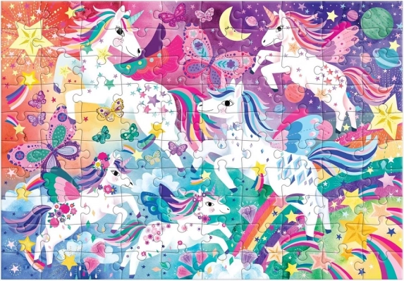 Puzzle Licornes Magiques 100 pièces