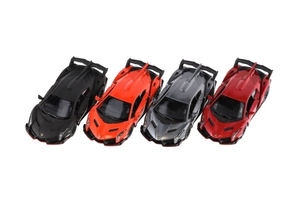Auto Kinsmart Lamborghini Veneno métal/plastique 13cm à rétrofriction