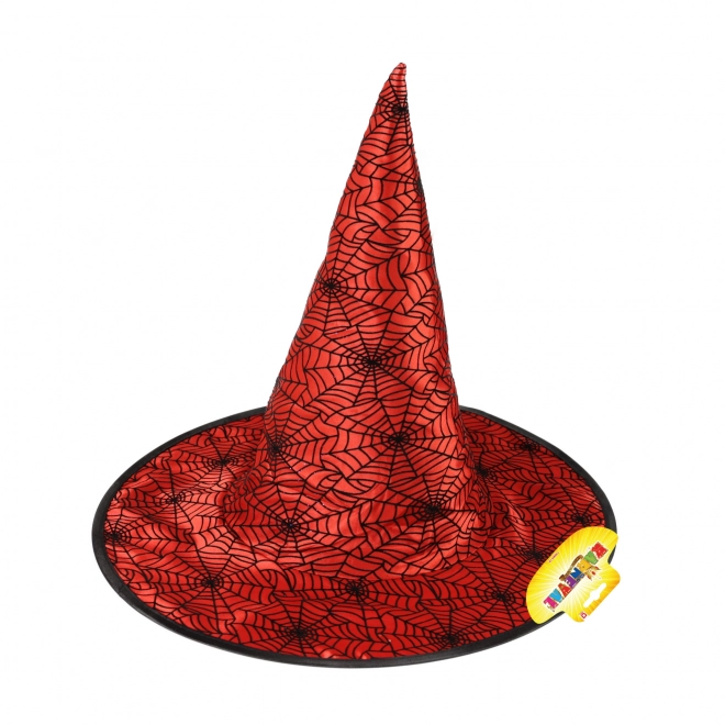 Chapeau de sorcière rouge pour adultes