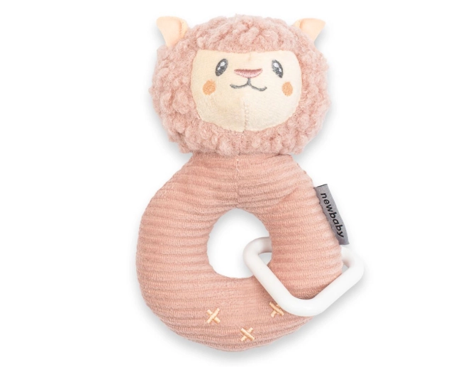 Hochet peluche New Baby Lama 15 cm