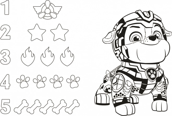 Puzzle GÉANT recto-verso Super équipe Pat'Patrouille/Paw patrol 15 pièces dans boîte 40x27cm 24m+