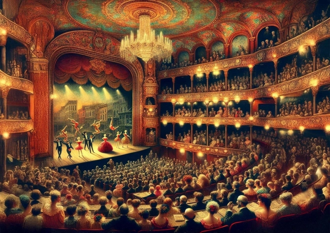 Puzzle Scène de théâtre 1000 pièces