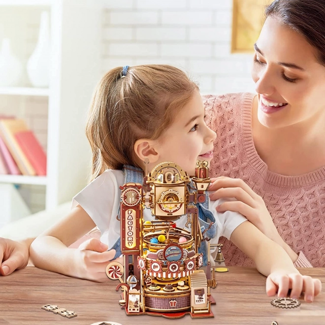 RoboTime 3D casse-tête piste à billes Usine de chocolat
