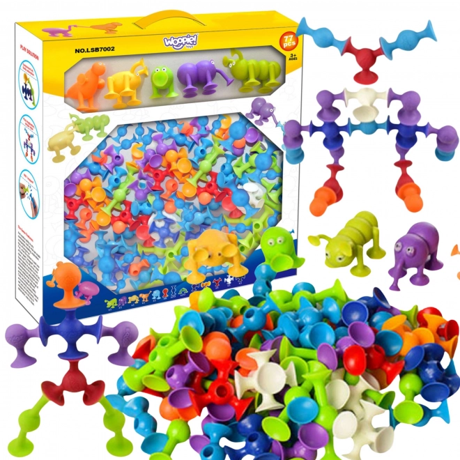 Woopie Kit de Construction avec Ventouses - Animaux Fous