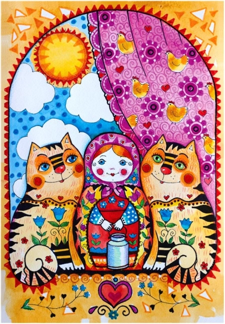 Puzzle Matryoshka 500 pièces ANATOLIAN