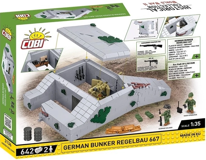 Bunkr Regelbau 667 en Blocs COBI
