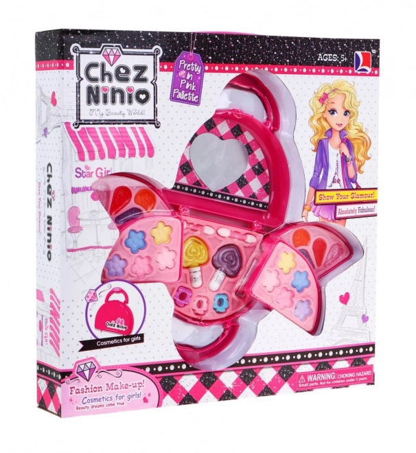 Trousse de maquillage dépliable pour enfants 5+ pour les yeux et les ongles