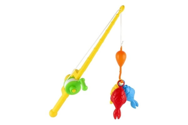 Canne à pêche avec poissons 50 cm