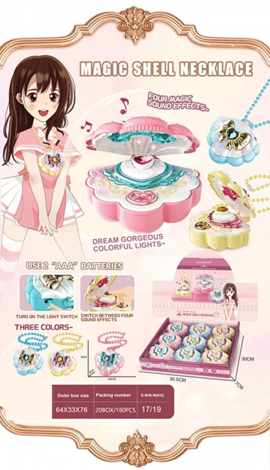 Coquillage ouvrant avec effets 9,5 cm