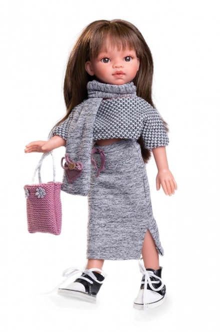 Poupée réaliste Emily avec corps en vinyle complet - 33 cm