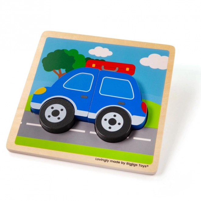 Puzzle à encastrer Voiture Bigjigs Toys