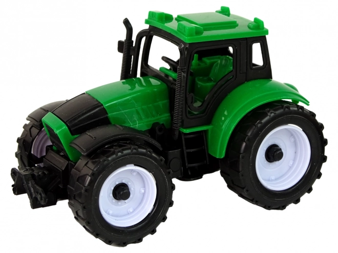 Ensemble de tracteurs agricoles 4 pièces colorées