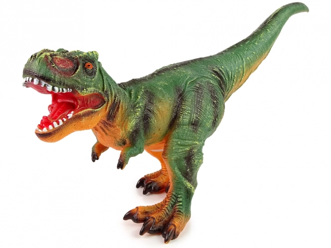 Grand dinosaure Tyrannosaurus Rex Vert et orange avec son, long de 60 cm