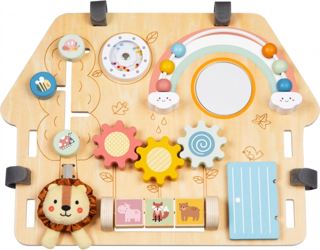 Tooky Toy Grande Table de Manipulation en Bois Maison - Centre d'Activités