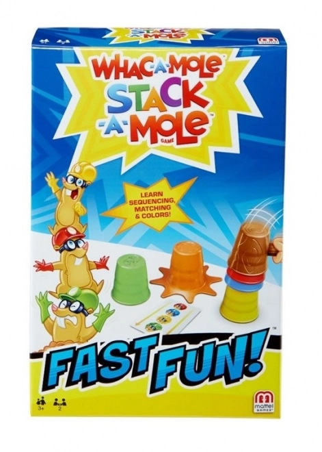 Jeu Mattel Whack a Mole (tape la taupe) 16x24 cm
