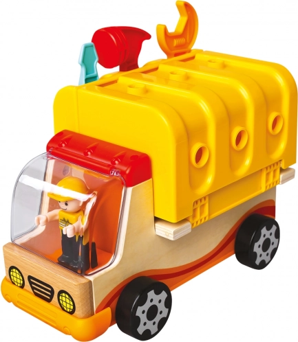 Camion multifonction avec benne basculante