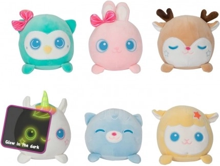Animal en peluche lumineux 14 cm