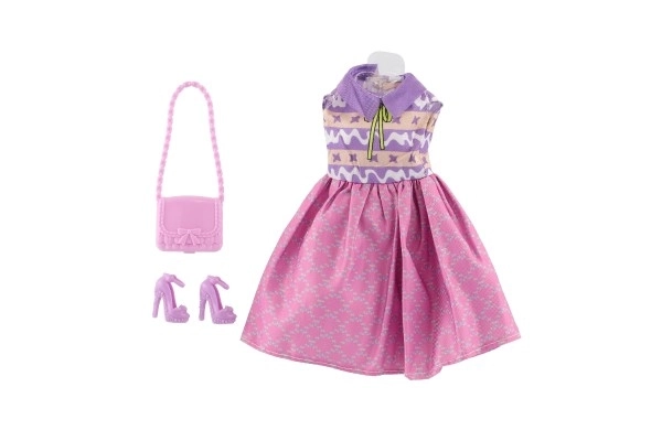 Robes et vêtements pour poupées avec accessoires