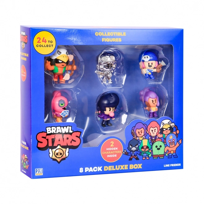 Figurines Brawl Stars Coffret Deluxe de 8