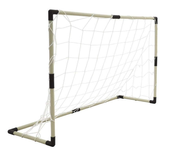 Ensemble de deux buts de football avec tableau de score et accessoires