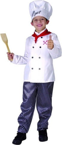 Costume de carnaval Cuisinier pour enfants 130-140 cm