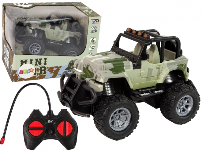 Voiture Télécommandée Tout-Terrain 1:43 Camouflage