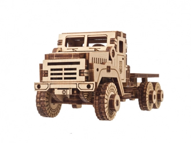 Puzzle mécanique en bois camion militaire